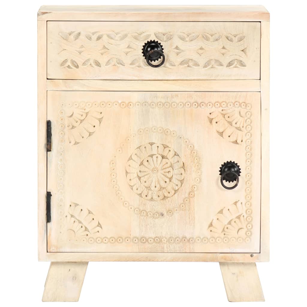 Nattbord 40x30x50 cm heltre mango