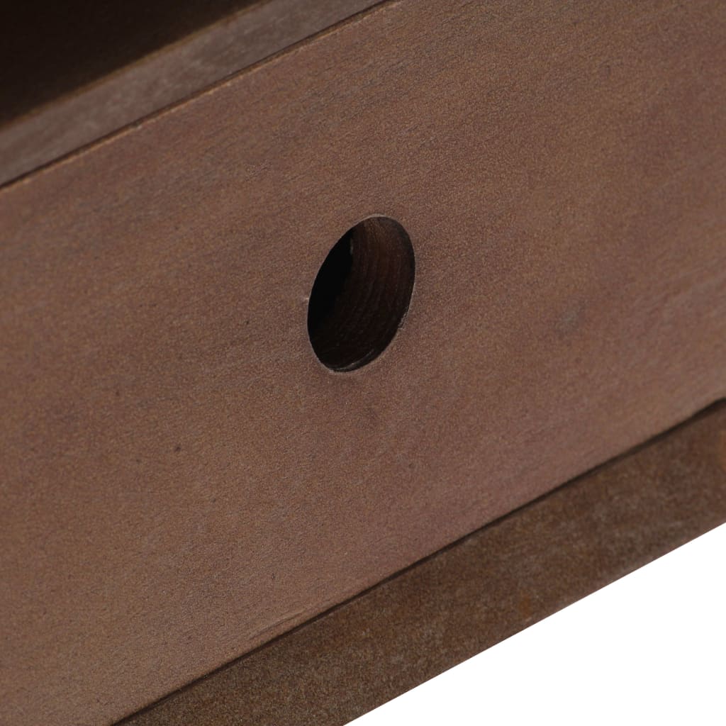 TV-benk 110x35x50 cm heltre akasie