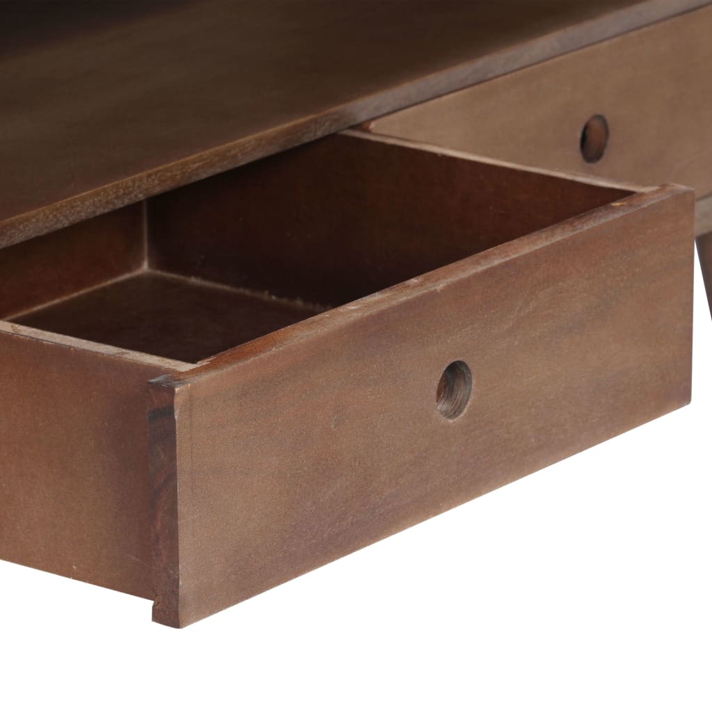 TV-benk 110x35x50 cm heltre akasie