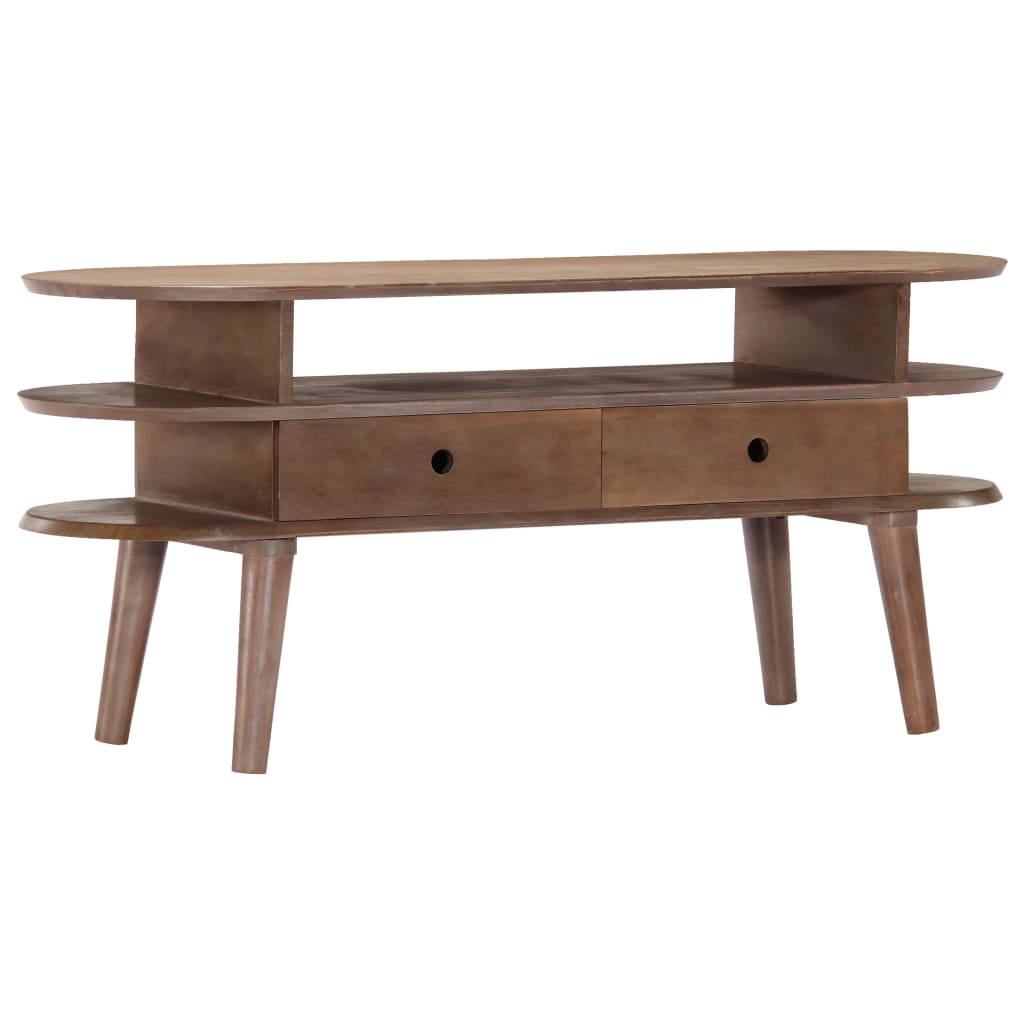 TV-benk 110x35x50 cm heltre akasie