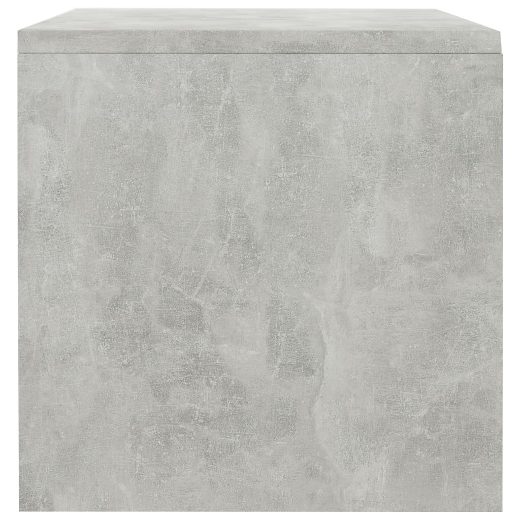Nattbord betonggrå 40x30x30 cm konstruert tre