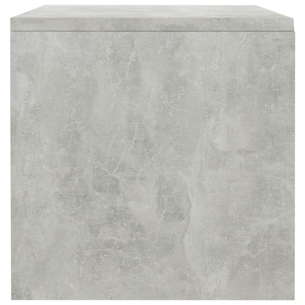 Nattbord 2 stk betonggrå 40x30x30 cm konstruert tre