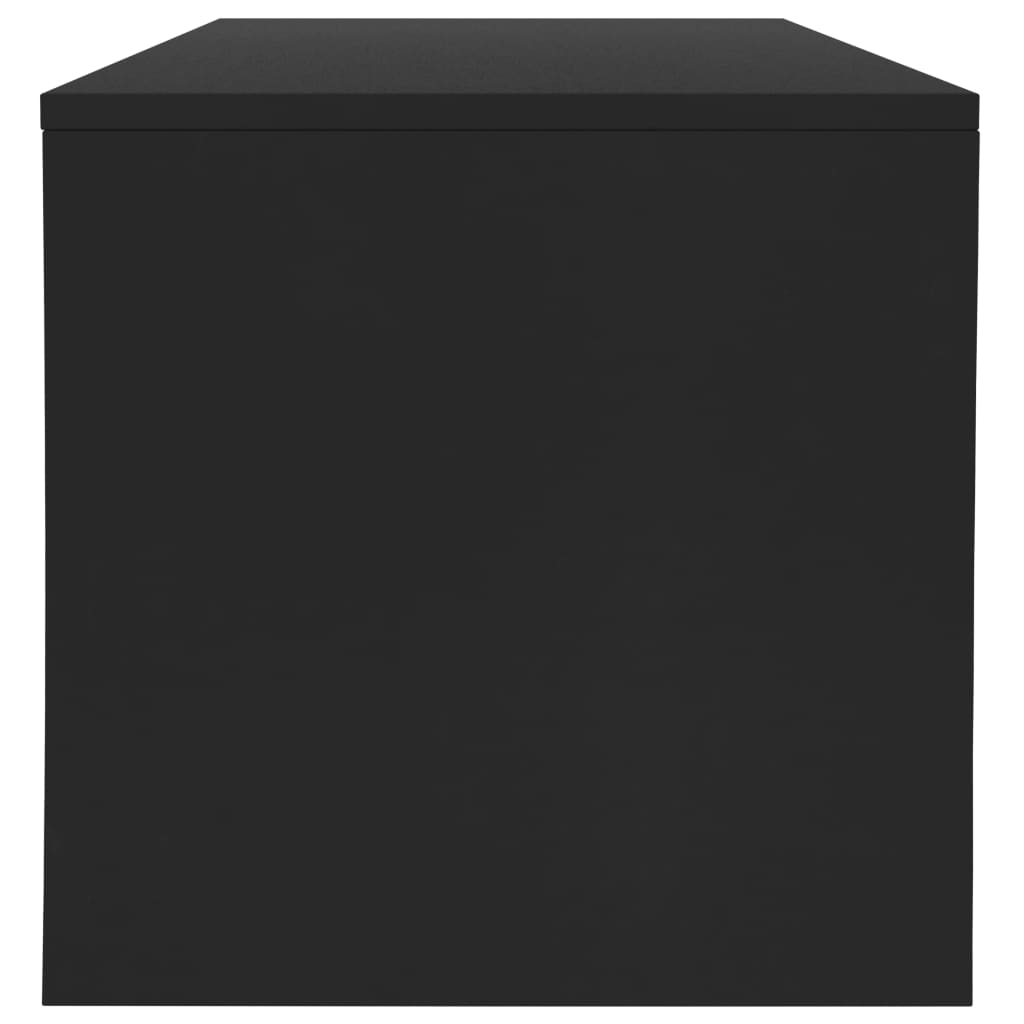 Salongbord svart 100x40x40 cm konstruert tre