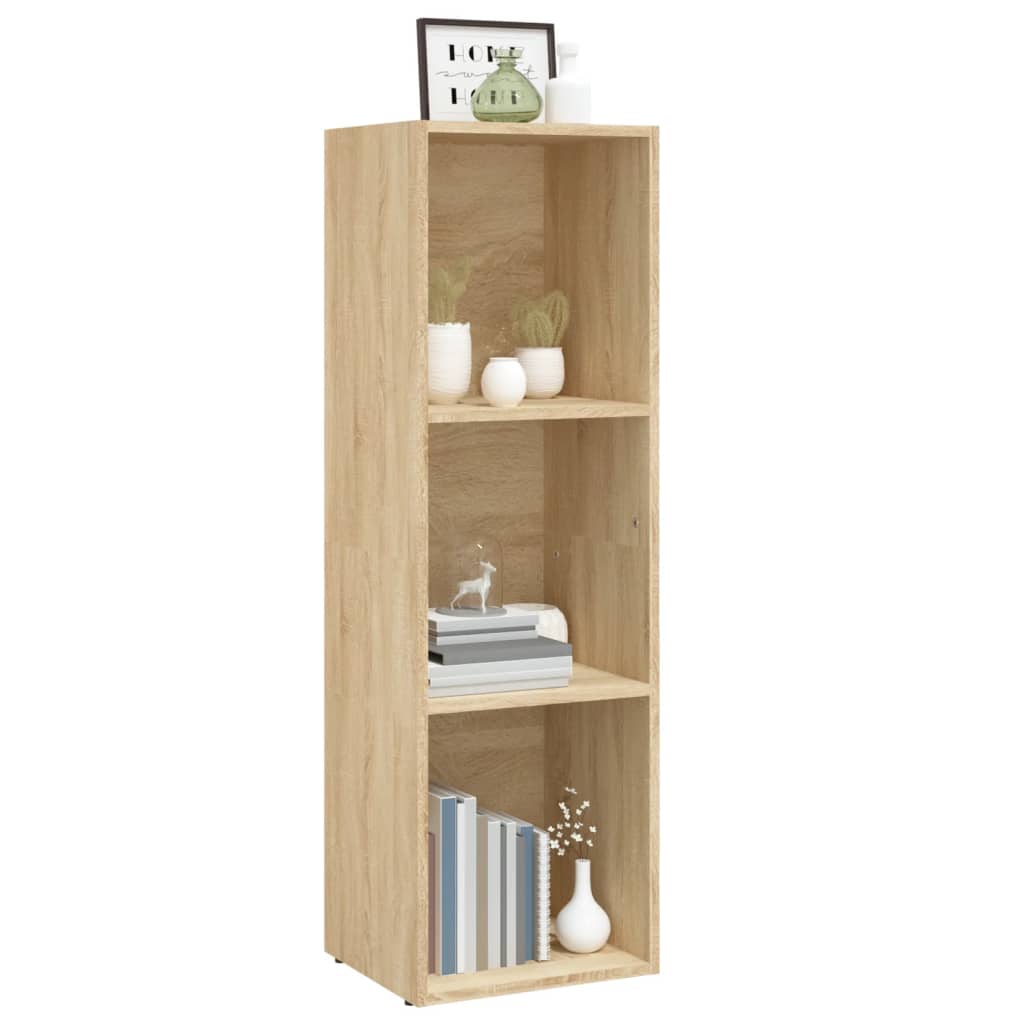 Bokhylle/TV-benk sonoma eik 36x30x114 cm konstruert tre