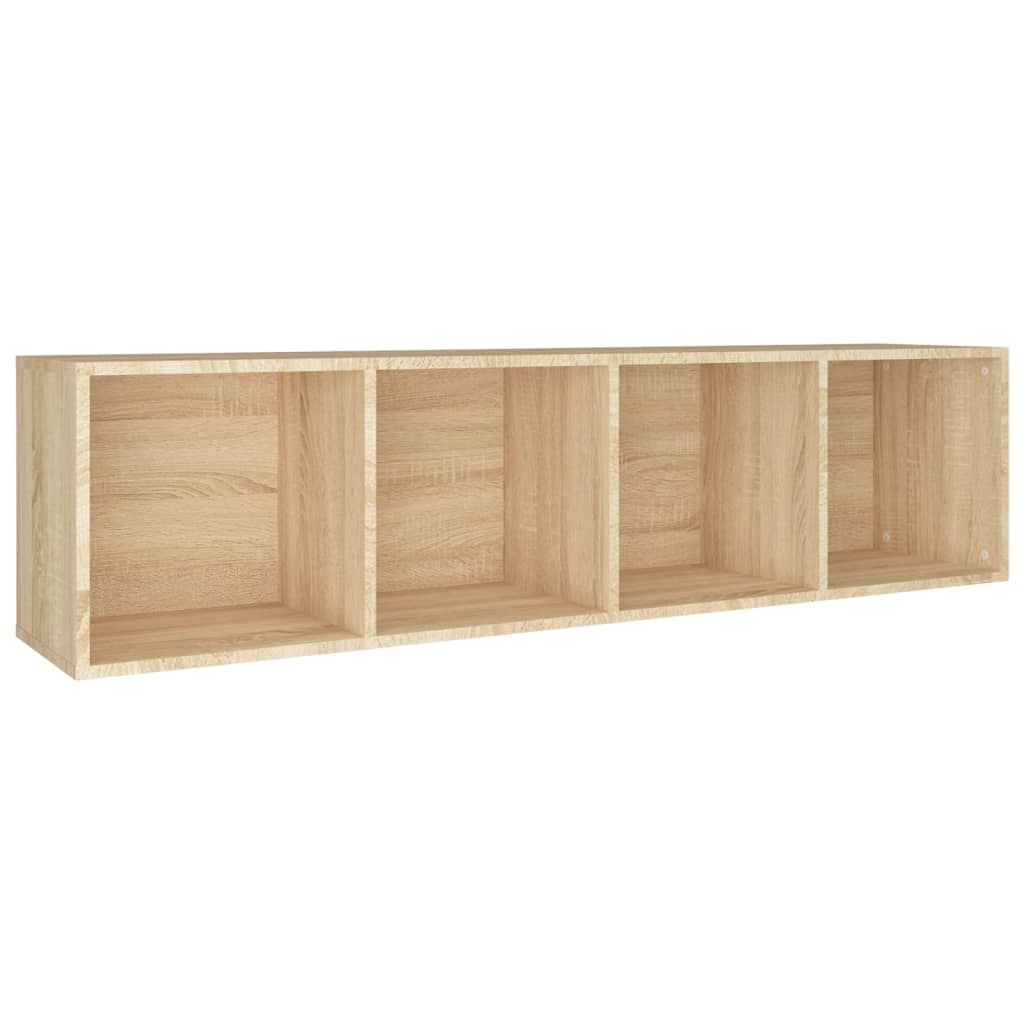 Bokhylle/TV-benk sonoma eik 36x30x143 cm sponplate