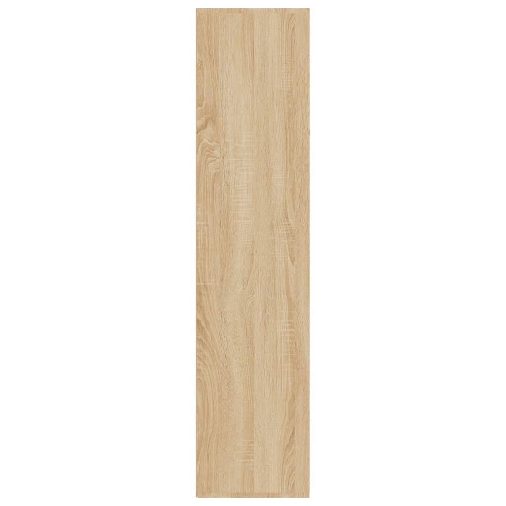 Bokhylle/skjenk sonoma eik 66x30x130 cm konstruert tre