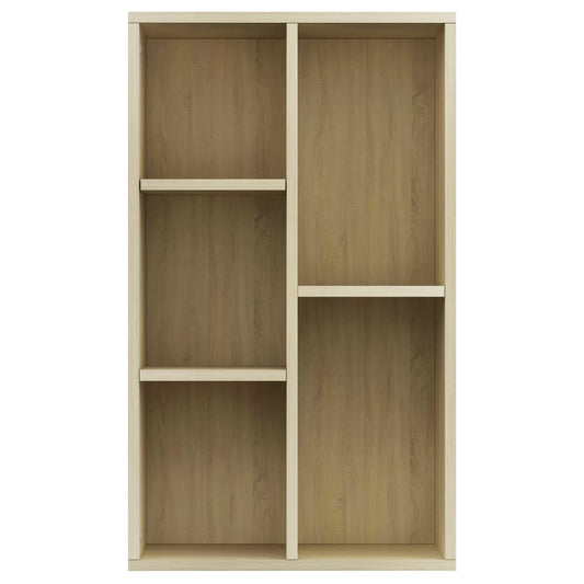 Bokhylle/skjenk sonoma eik 50x25x80 cm konstruert tre