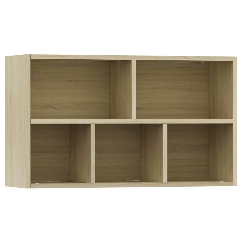 Bokhylle/skjenk sonoma eik 50x25x80 cm konstruert tre