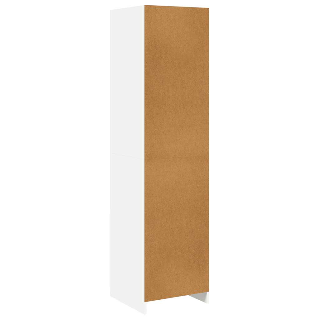 Garderobe hvit 50x50x200 cm konstruert tre vidaXL