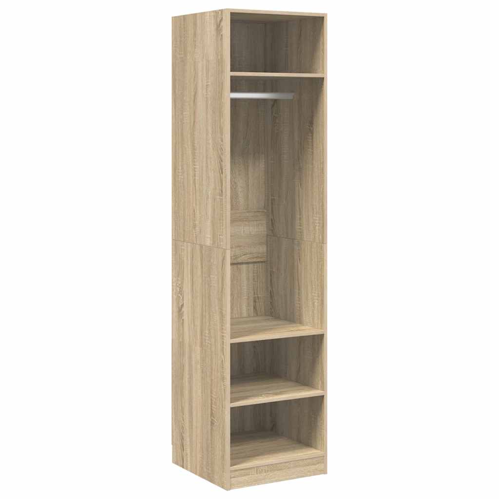 Garderobe sonoma eik 50x50x200 cm konstruert tre