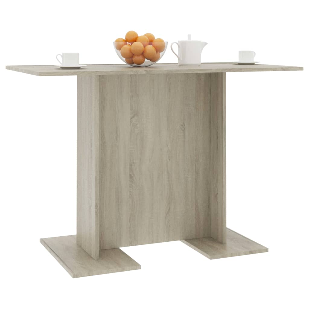 Spisebord sonoma eik 110x60x75 cm konstruert tre