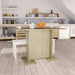 Spisebord sonoma eik 110x60x75 cm konstruert tre