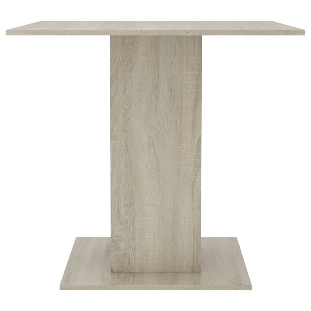 Spisebord sonoma eik 80x80x75 cm sponplate