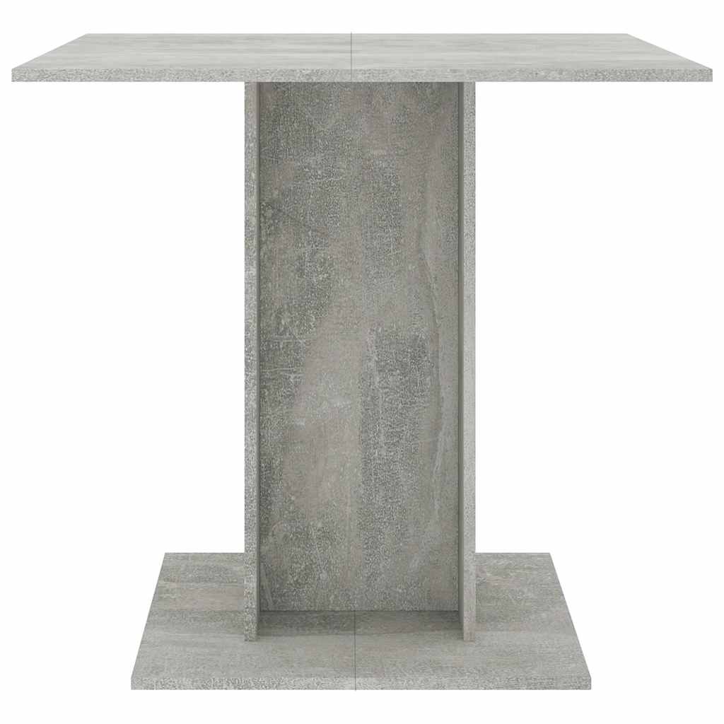 Spisebord betonggrå 80x80x75 cm konstruert tre