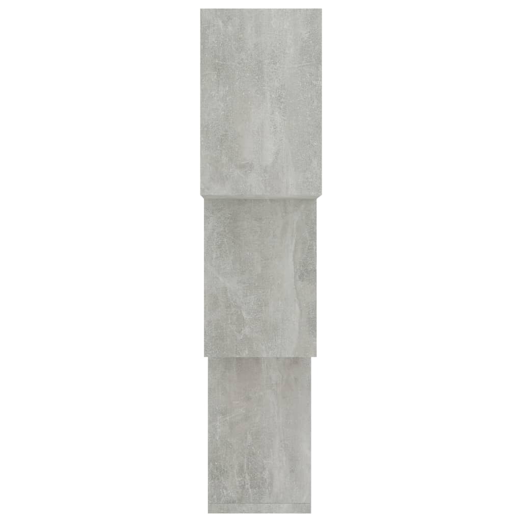 Vegghyller kubeformet betonggrå 68x15x68 cm konstruert tre