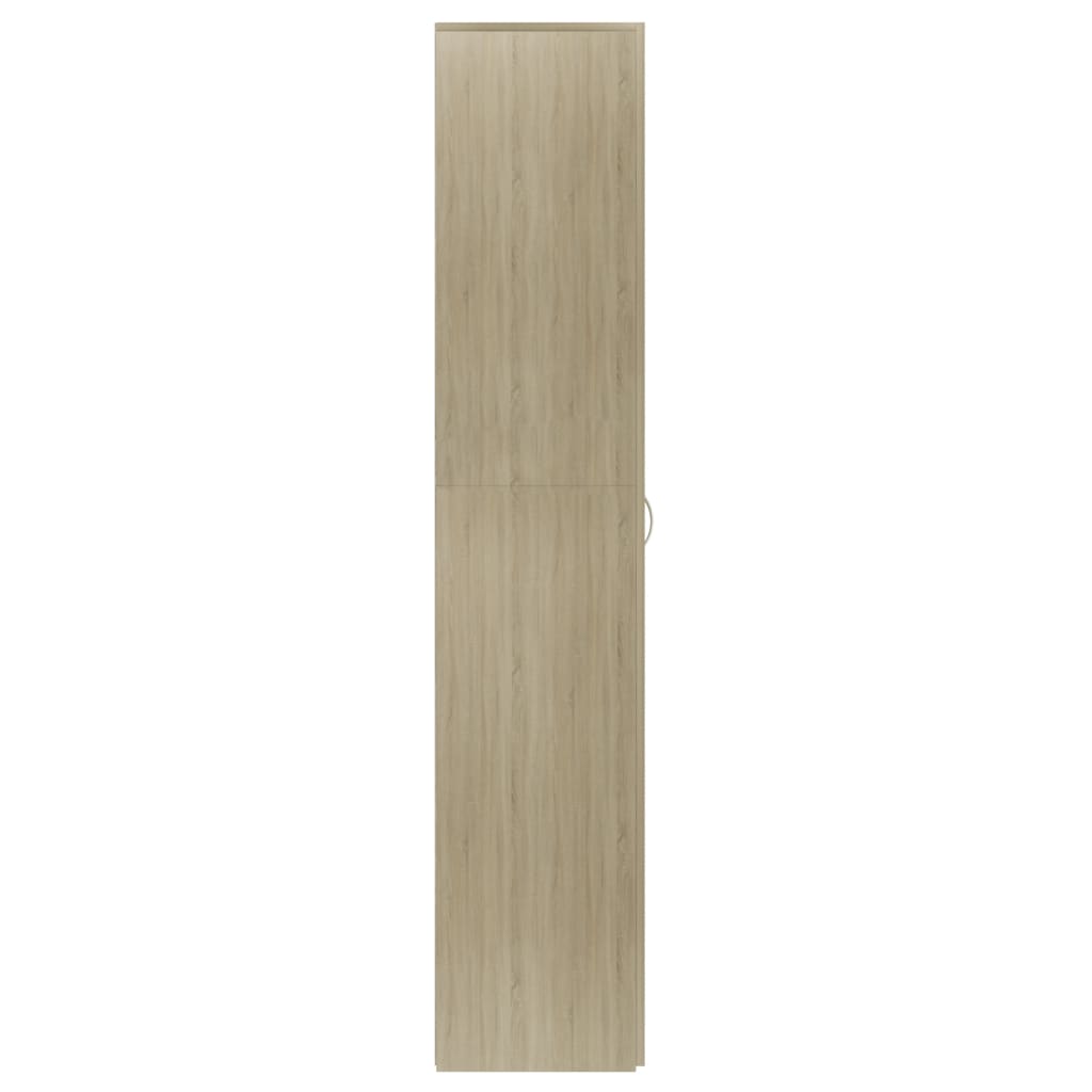 Skoskap sonoma eik 80x35,5x180 cm konstruert tre