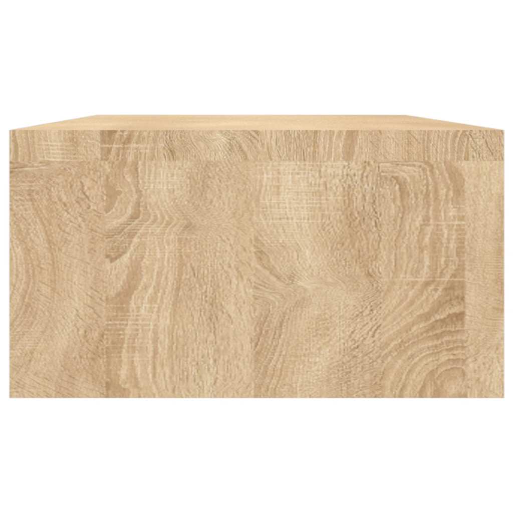 Skjermstativ sonoma eik 100x24x13 cm konstruert tre