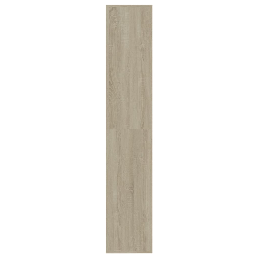 Skoskap sonoma eik 54x34x183 cm sponplate vidaXL
