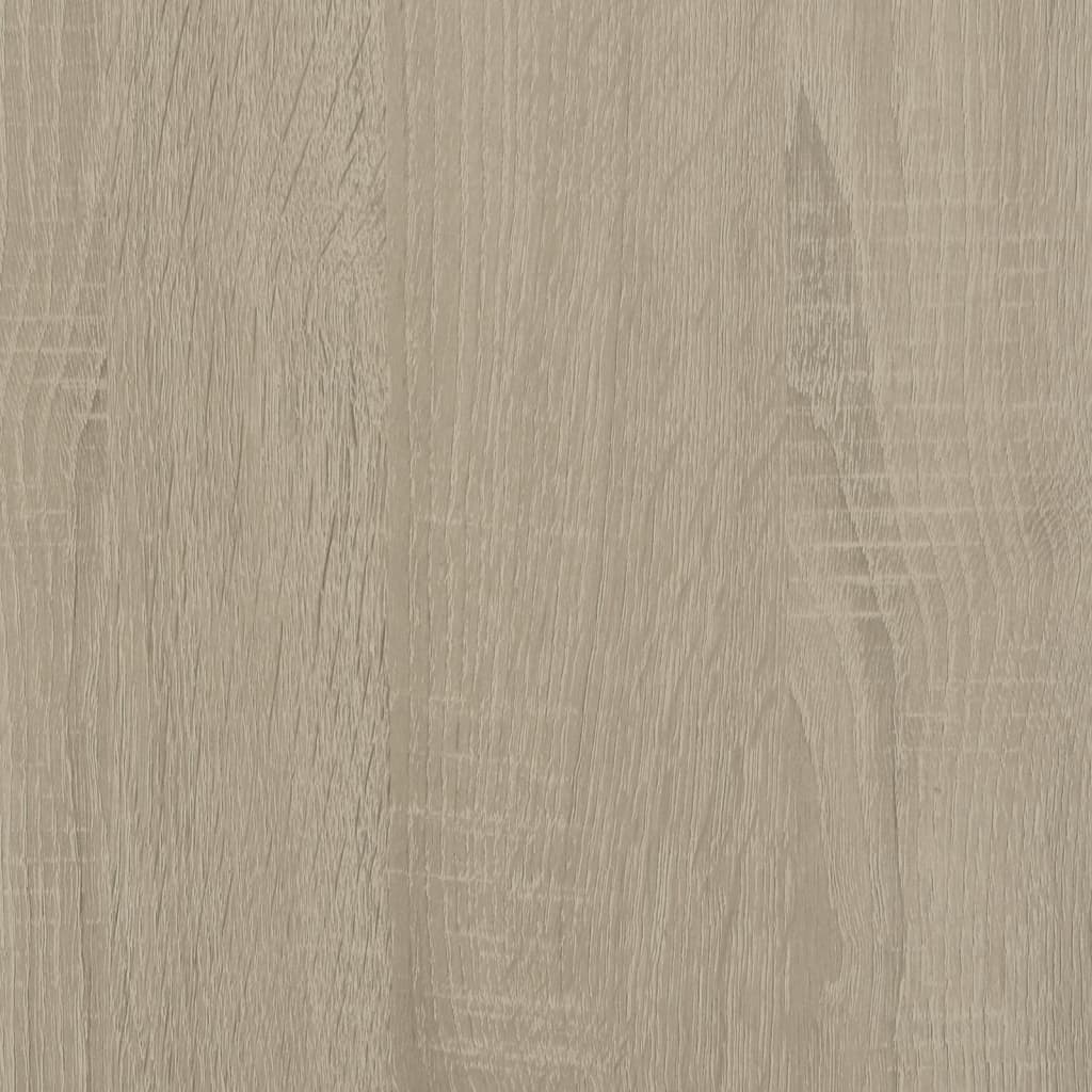 Skoskap sonoma eik 54x34x183 cm sponplate vidaXL