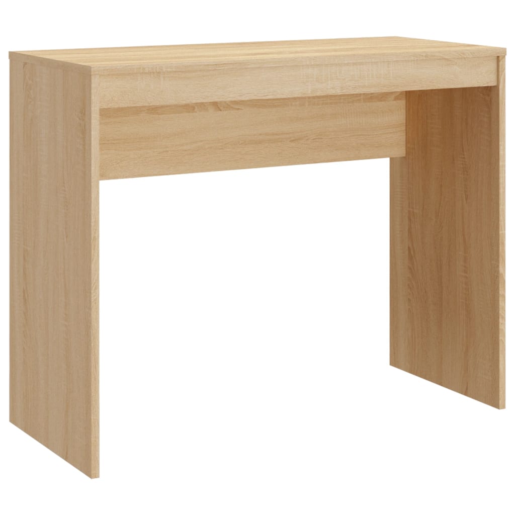 Skrivebord sonoma eik 90x40x72 cm konstruert tre