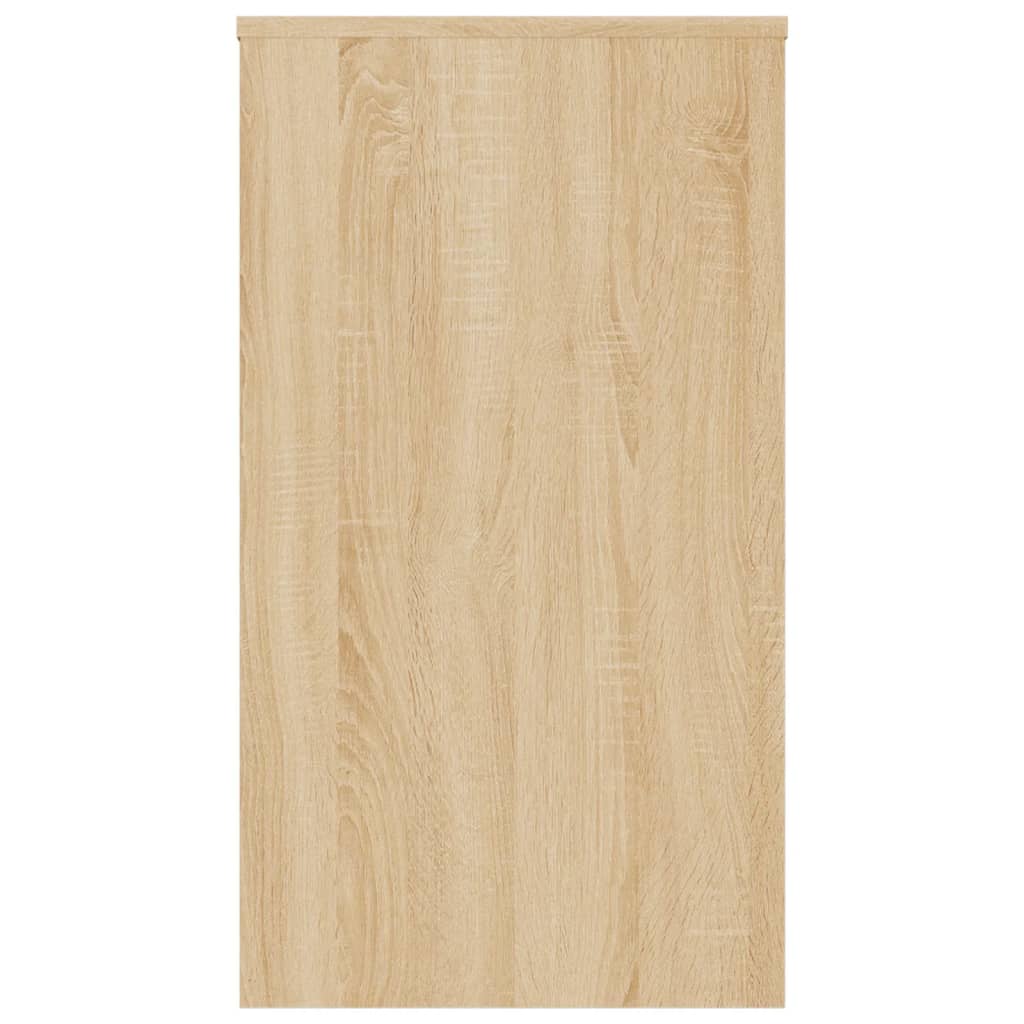 Skrivebord sonoma eik 90x40x72 cm konstruert tre