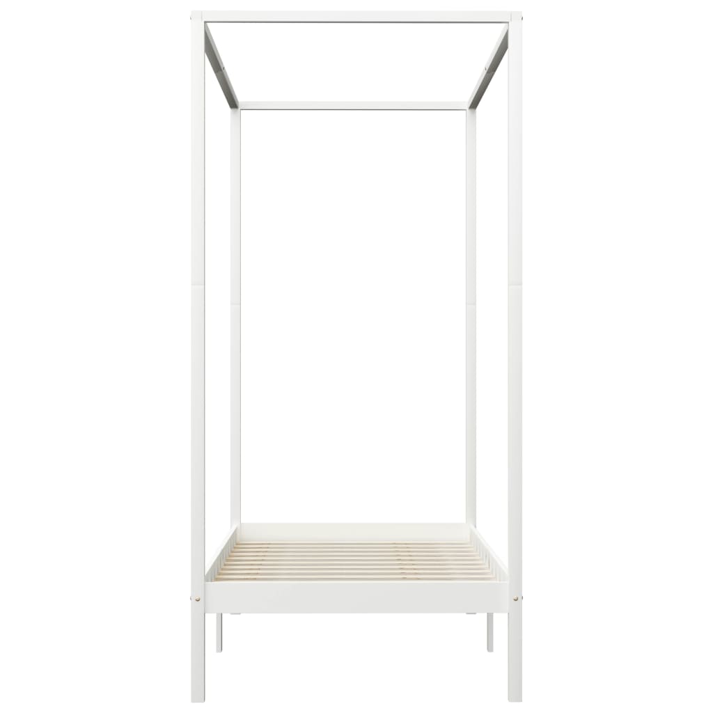 Himmelsengeramme heltre furu hvit 90x200 cm