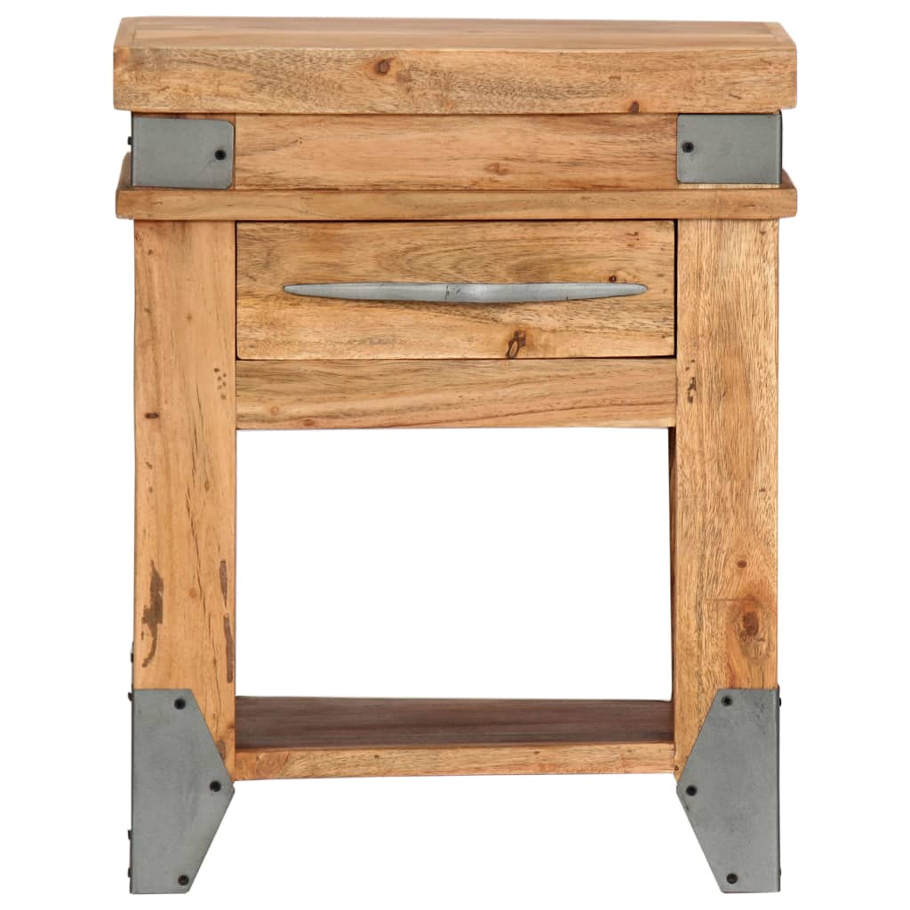 Nattbord 40x30x51 cm heltre akasie