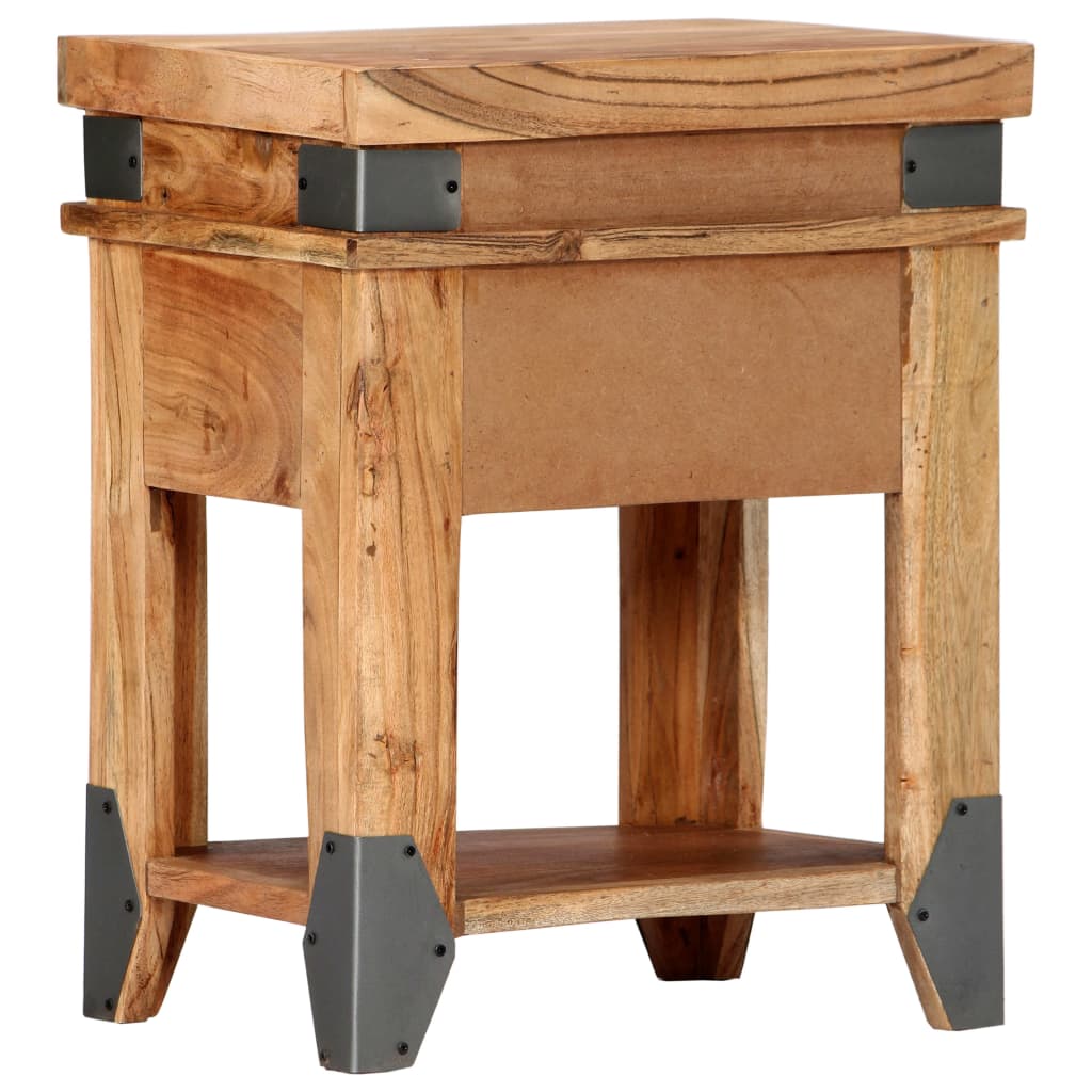 Nattbord 40x30x51 cm heltre akasie