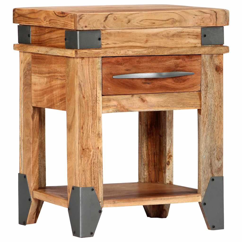 Nattbord 40x30x51 cm heltre akasie
