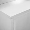 Arbeidsbord med skyvedører 120x50x(95-97) cm rustfritt stål