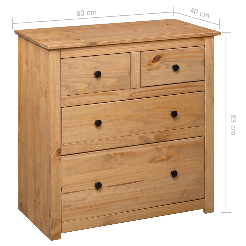 Skjenk 80x40x83 cm furu Panama Range
