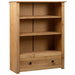 Bokhylle 80x35x110 cm heltre furu Panama Range