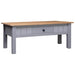 Salongbord grå 100x60x43,5 cm heltre furu Panama Range