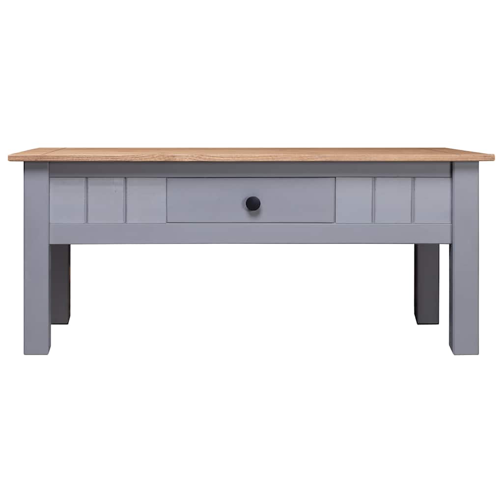 Salongbord grå 100x60x43,5 cm heltre furu Panama Range
