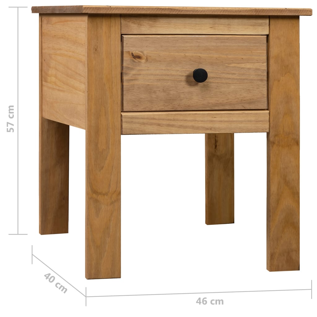Nattbord 46x40x57 cm furu Panama Range
