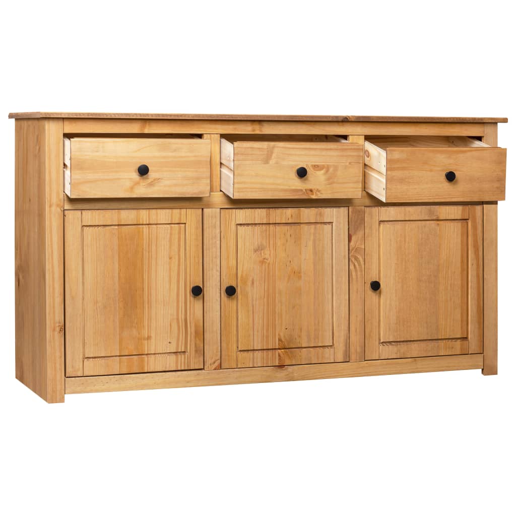 Skjenk 135x40x80 cm heltre furu Panama Range