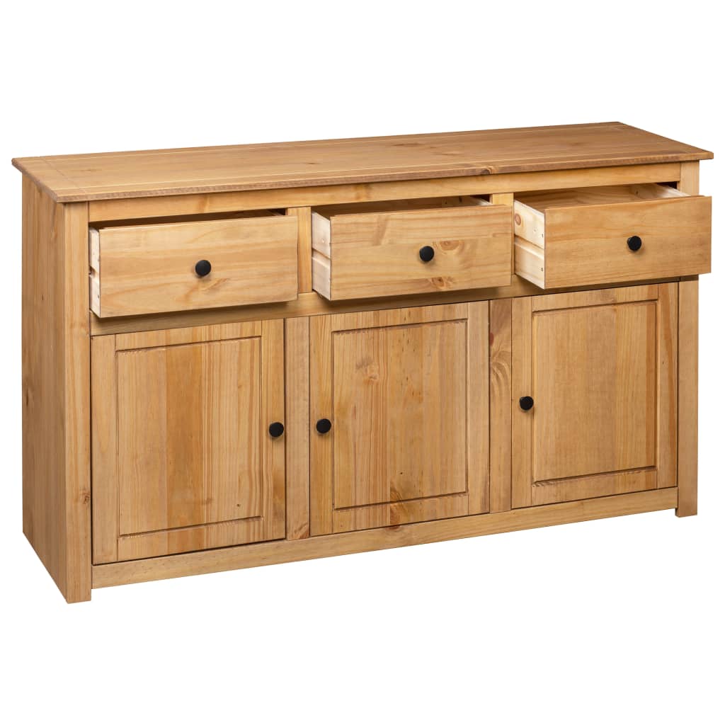 Skjenk 135x40x80 cm heltre furu Panama Range