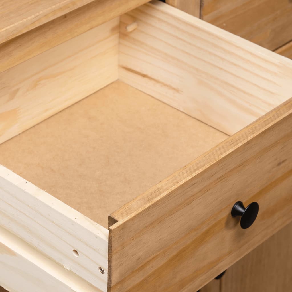 Skjenk 135x40x80 cm heltre furu Panama Range