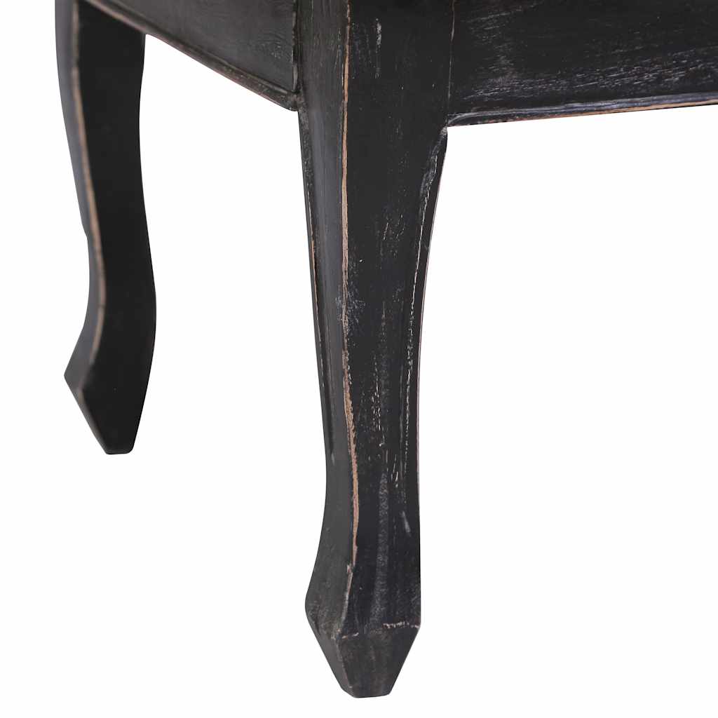 Salongbord svart 120x60x45 cm heltre mahogni