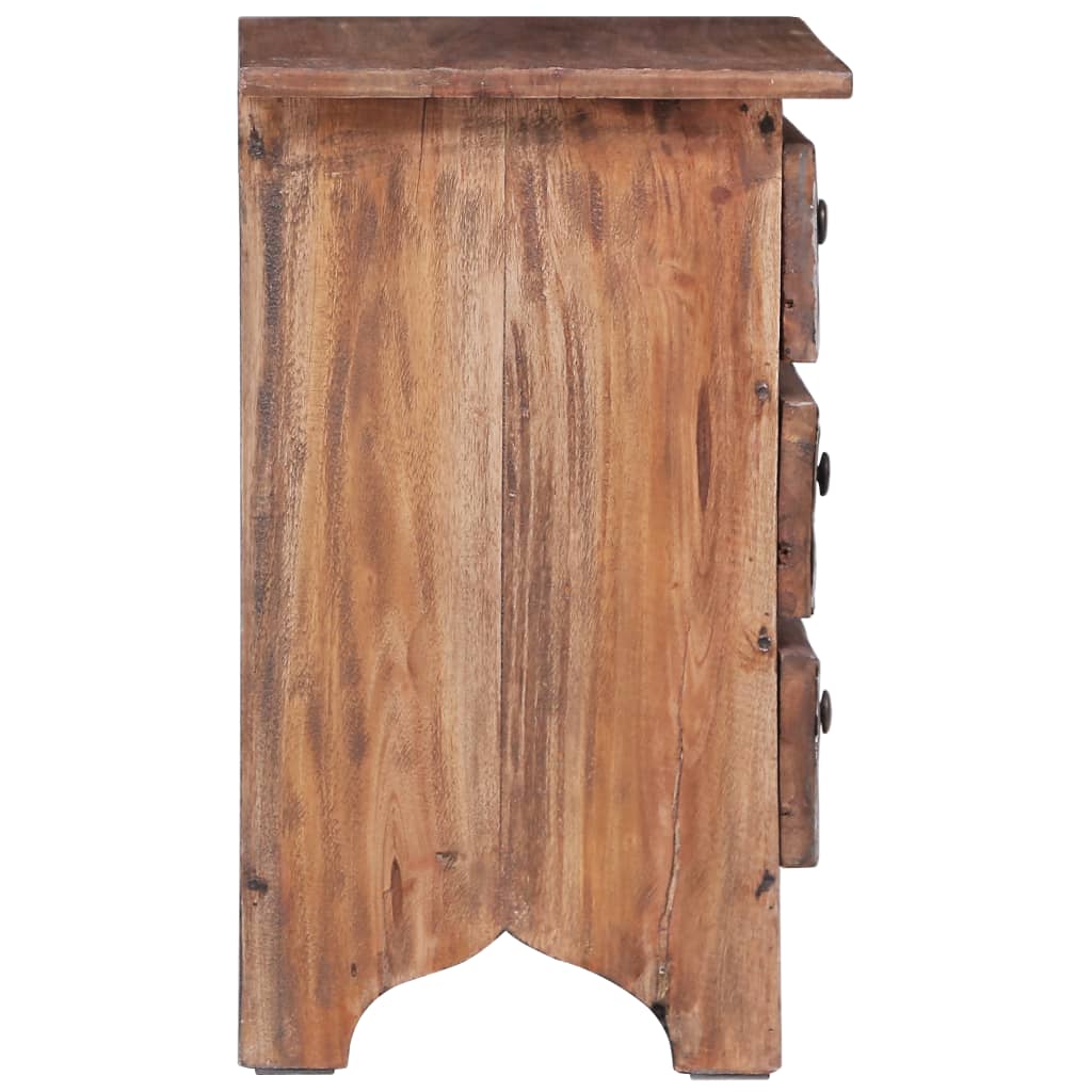 Nattbord 30x30x51 cm heltre mahogni