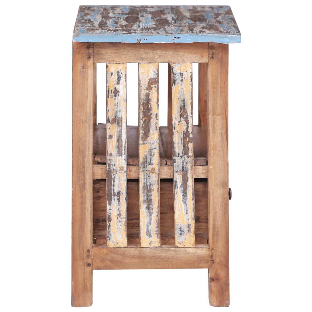 Nattbord 41x30x50 cm heltre mahogni