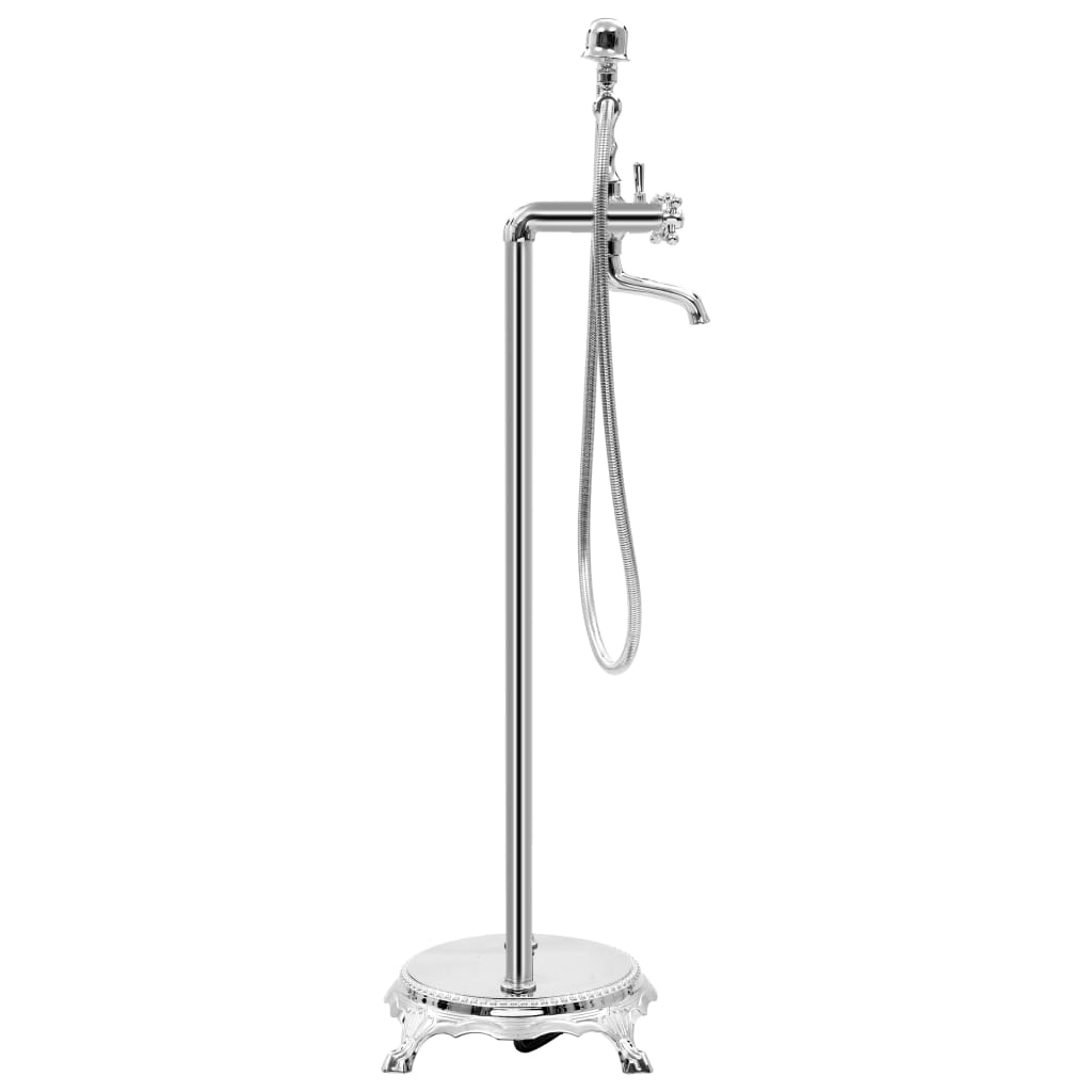Frittstående badekarkran rustfritt stål 99,5 cm