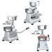Hamburgerpresse med 500 stk mellomleggspapir aluminium 13 cm