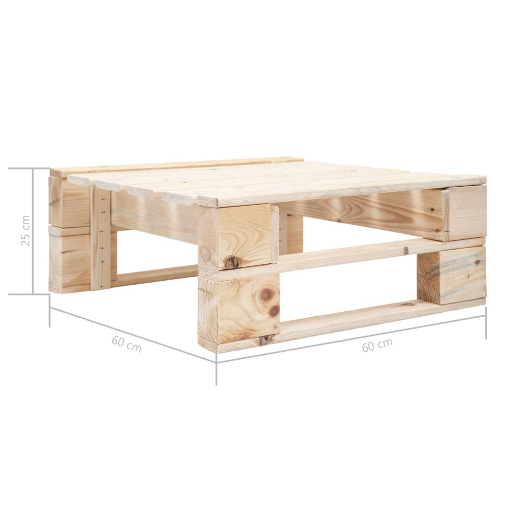 Hageottoman paller tre vidaXL