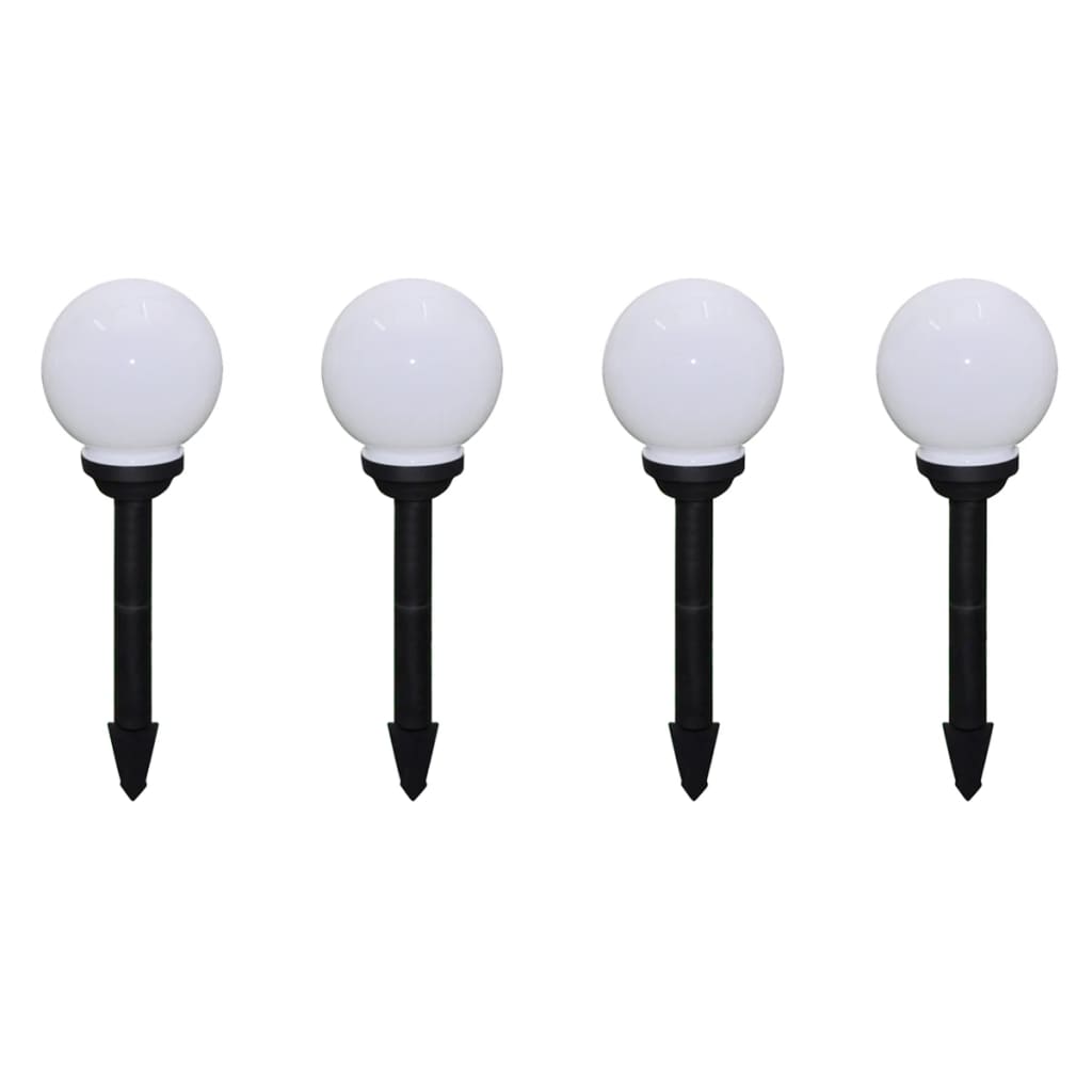Utendørs LED-lamper for hagesti 8 stk 15 cm med jordpinne vidaXL