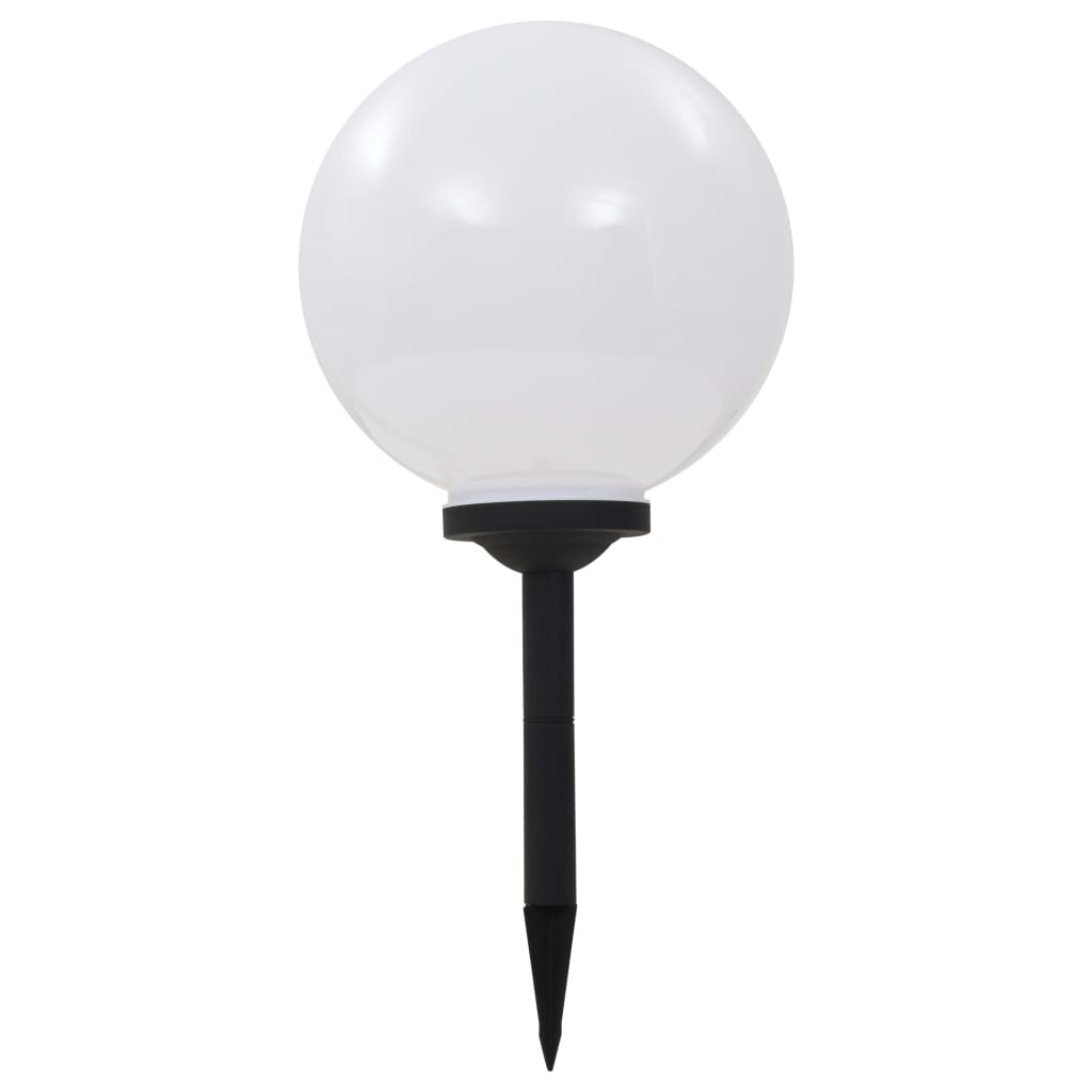 Utendørs sollampe 4 stk LED kuleformet 30 cm RGB vidaXL