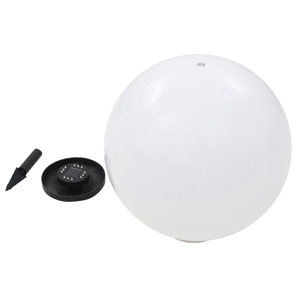Utendørs sollampe 2 stk LED kuleformet 50 cm RGB vidaXL