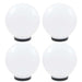 LED-kulelamper 4 stk sfærisk 25 cm PMMA vidaXL