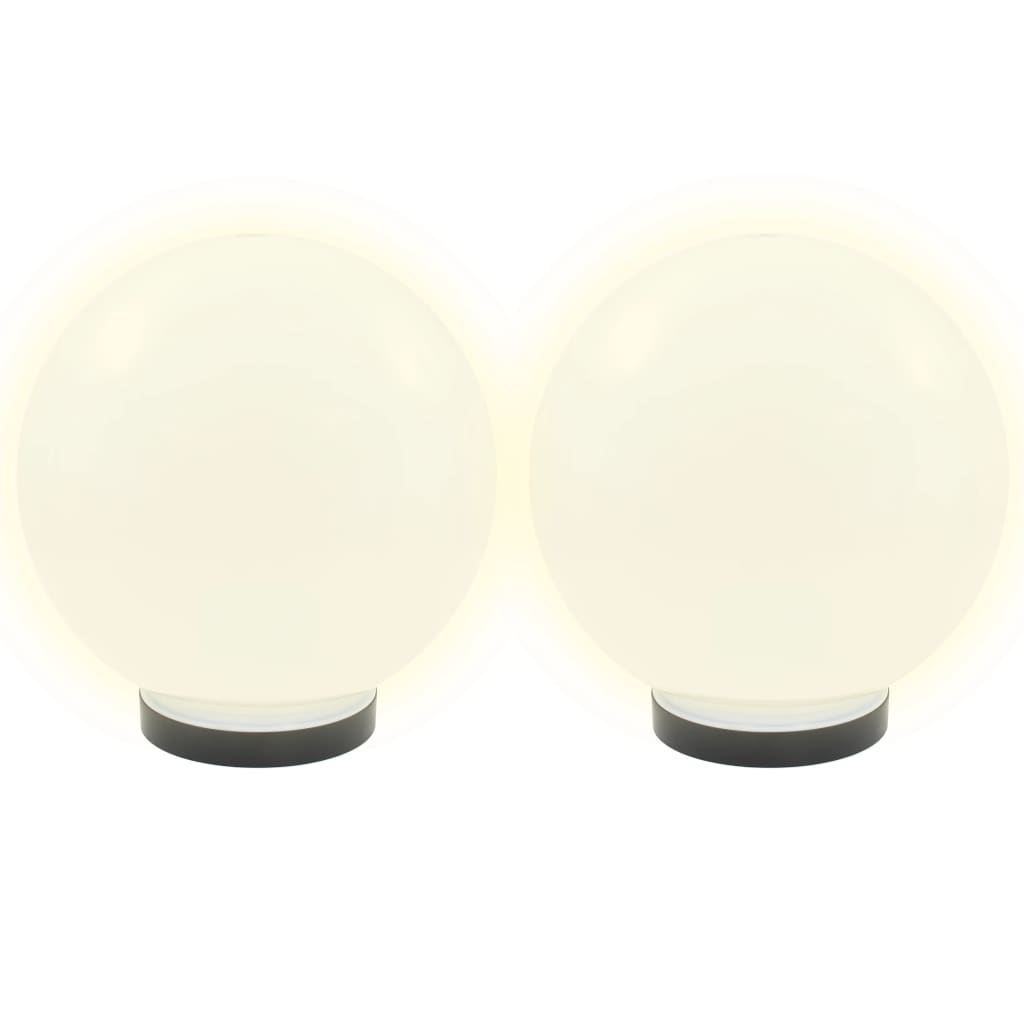 LED-kulelamper 4 stk sfærisk 25 cm PMMA