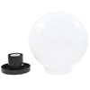 LED-kulelamper 4 stk sfærisk 25 cm PMMA